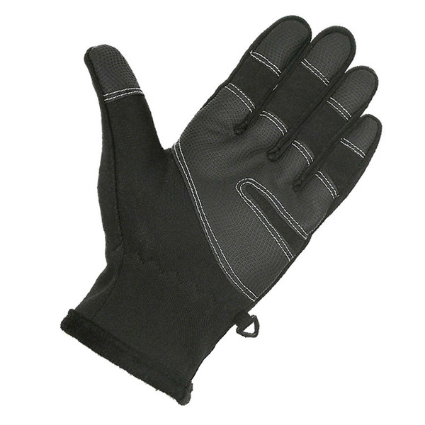 Outdoor warm skiing and cycling gloves men women winter windproof touch screen gloves zipper gloves for sale