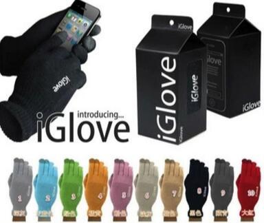 High quality Unisex iGlove Capacitive Touch Screen Gloves for iphone 6 5 5C 5S for ipad for Smart phone iGloves gloves with Retail Pack