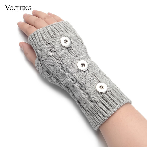 Wholesale 10pcs/Lot 7 Colors Winter Snap Glove Arm Warmer fits 18mm GingerSnaps Jewelry NN-696