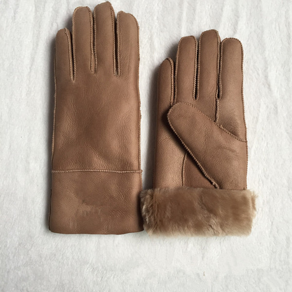 High Quality Ladies Fashion Casual Leather Gloves Thermal Gloves Women's wool gloves in a variety of colors