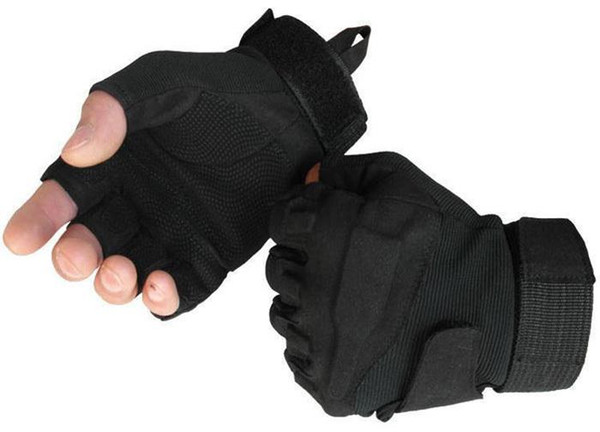 Free shipping Fighting gloves tactical gloves for outdoor sports fitness gloves Cycling gloves black