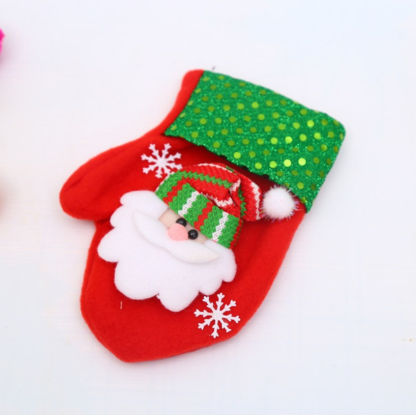 New Christmas Tree ornament, Christmas Gloves, Gifts, Dolls Candy Bags, Christmas Knife and Fork Sets, Festival Partners,2 pieces/bag