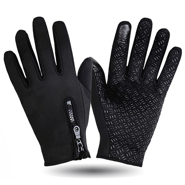 Winter Gloves 2016 Casual Windproof Outdoor Sports Tactical Men Women Nylon Solid Touch Screen Gloves Bicycle Ski