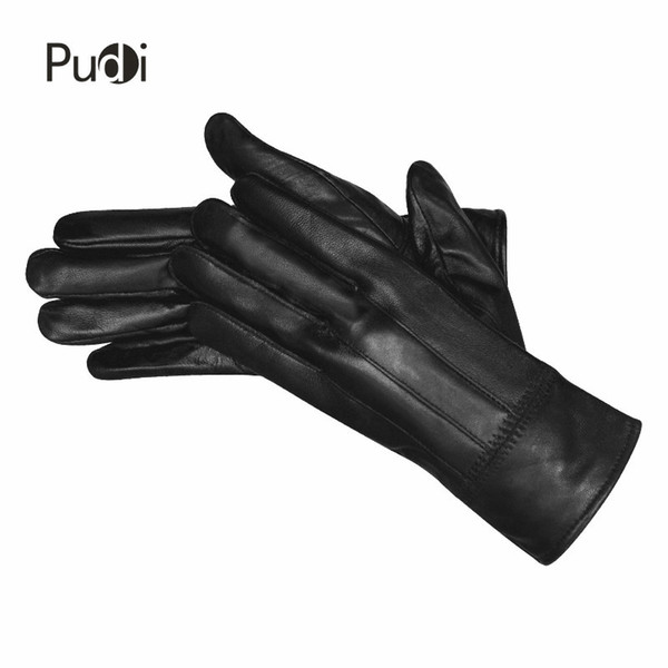 PUDI GL816 men's genuine leather glove 2018 brand new real sheep leather fashion winter warm gloves C18112201