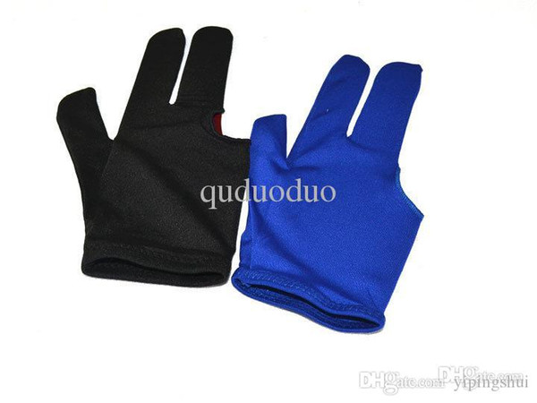 BG2 10pcs Black and Blue Color Billiard gloves, Pool gloves, Snooker gloves for sale, Wholesale Fingers Gloves Black and blue