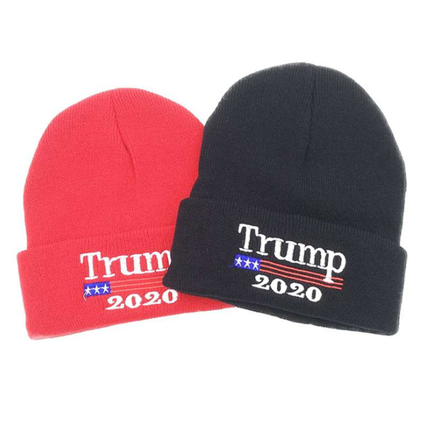 New Fashion Wild Trump Knit Cap Melon Hat Street Tide Men And Women Winter Cap Couple Knit Cold Warm Hat