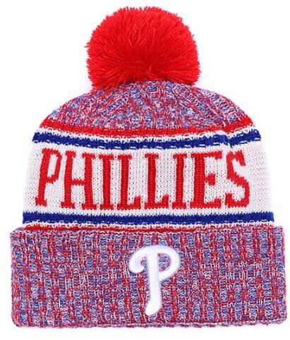 Top Selling Phillies beanie beanies Sideline Cold Weather Reverse Sport Cuffed Knit Hat with Pom Winer Skull Caps