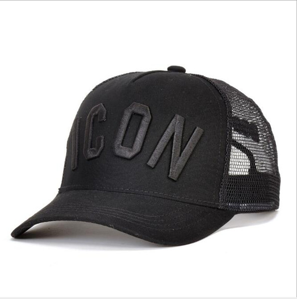 ICON baseball caps hats Luxury brand icon Cotton Embroidery hats for men 6 panel Black snapback hat visor casquette CNY1079