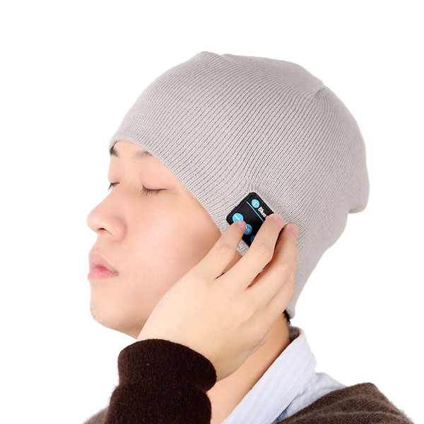 NEW Soft Warm Beanie Bluetooth Music Hat Cap with Stereo Headphone Headset Speaker Wireless Mic Hands-free for Men Women Gift