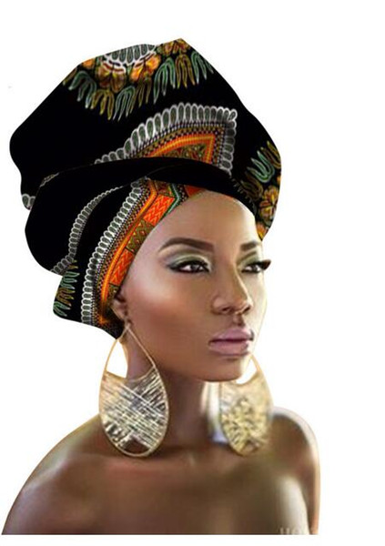 2018 New style design Headscarf long Head scarf Headcover women Turban shawl Warp Hair African Headwrap Q039 *new*