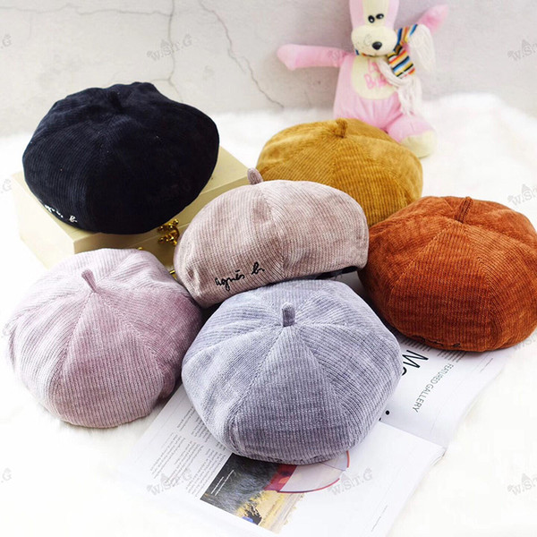 Fashion Kids Children Unisex Imitation Wool Warm Beret Beanie Hat Cap Autumn Winter Caps Gift