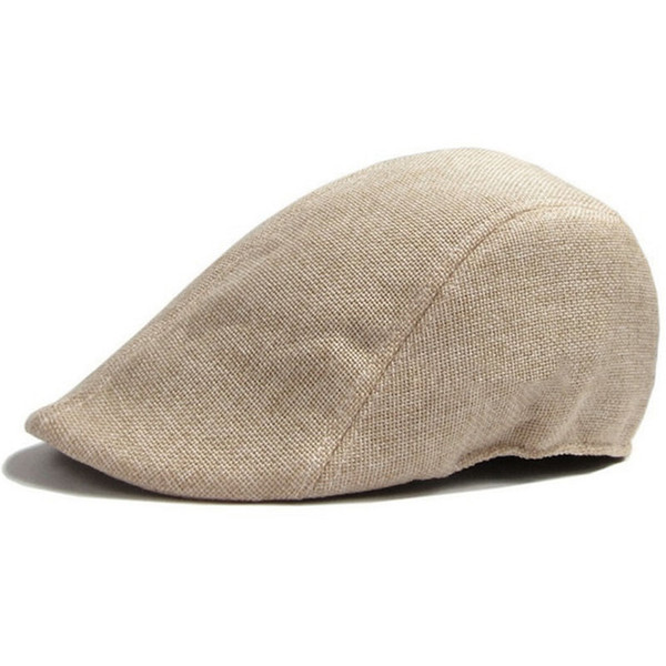 Wholesale-Mens Womens Duckbill Cap Ivy Cap Golf Driving Sun Flat Cabbie Newsboy Hat Unisex berets