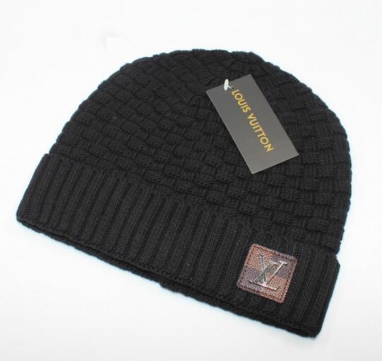 men winter polo beanie men hat casual wool knitted sports cap ski gorro hight quality skull caps with original tag