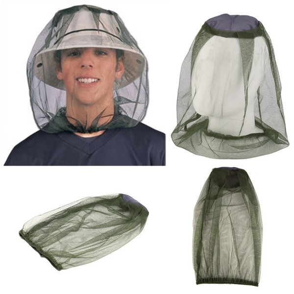 Midge Mosquito Insect Hat Bug Mesh Head Net Face Protector Travel Camping Fishing Beekeeping Hat F467