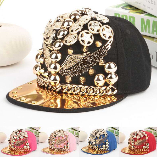 Fashion Lovers Hats with metal accessories Yong people casual hats adjustable Caps Festival Hats free shipping