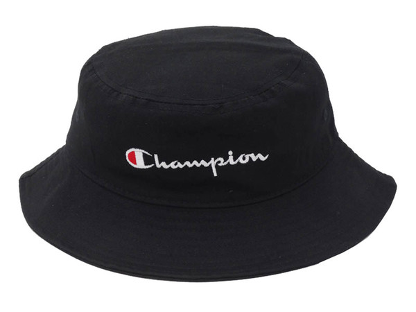 2018 hot Fashion Men Women Hot Champion Bucket Hat brand Outdoor Boonie Cap Unisex Summer Beach Hat Free Shipping