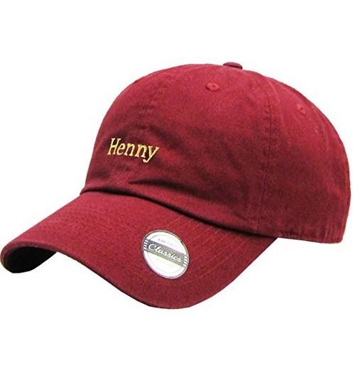 2018 Cap 100% Cotton Cheap Hot Sale Henny Cloches Embroidery Hats For MenIcon Cap Snapbacks 6 Panel Black Baseball Hat Free Shipping