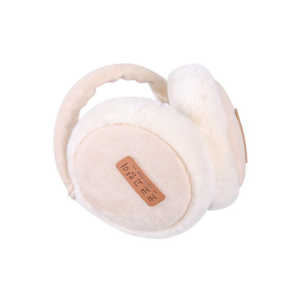 Folding Men Women Earmuffs Fall Winter Warm Burger Plush Earmuffs Ear Warmer Children's Ear Decor