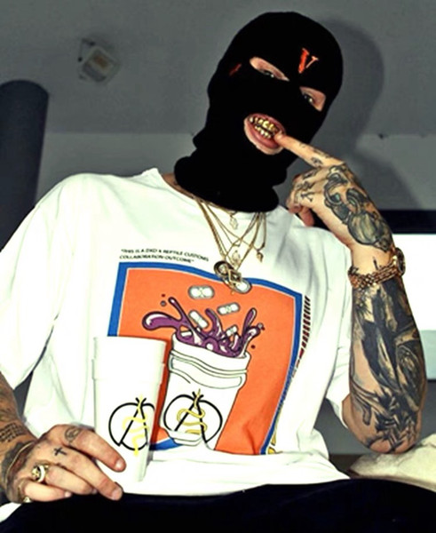 2019 New Hip Hop VLONE POP STORE Guerrilla Shop Limits Bandit Heads to Wear Wool Caps and Cold Caps Dual-purpose Bandit Masks