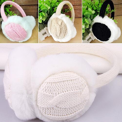 Wholesale- Bluelans Women Girl Winter Warm Kint Earmuffs Earwarmers Ear Muffs Earlap Warmer Headband