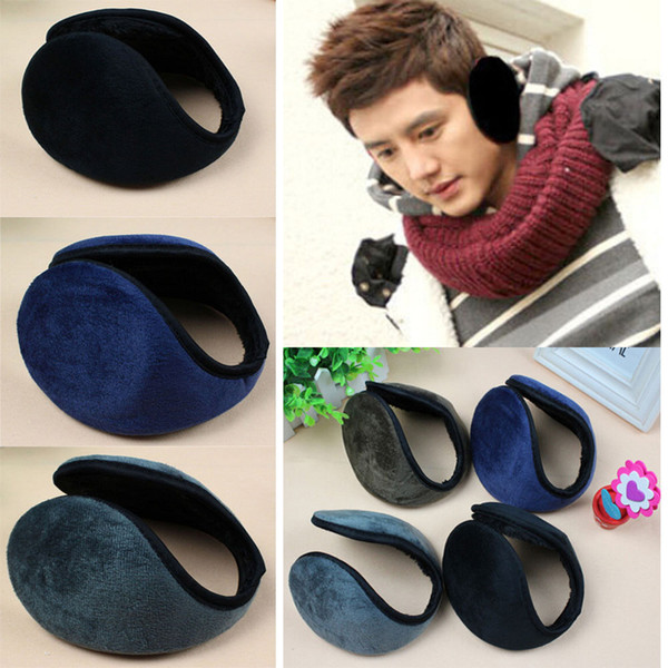 Winter warm earmuffs Thick warm earmuffs Male ear bag female ear warmer Winter solid color plush