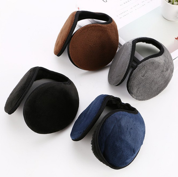 4 Colors Earmuffs Winter Warm Plush Cotton Blending Ear Muffs Men Women Warm Earmuffs Cycling Running Walking Accessories