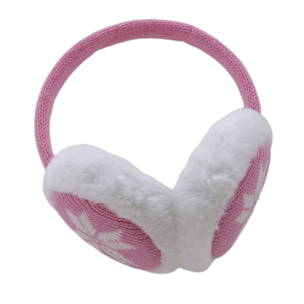 Bigsweety Fawn snowflake Thickening Plush Earmuffs Women Winter Warm Earmuffs Comfort knitted motorcycle earflap