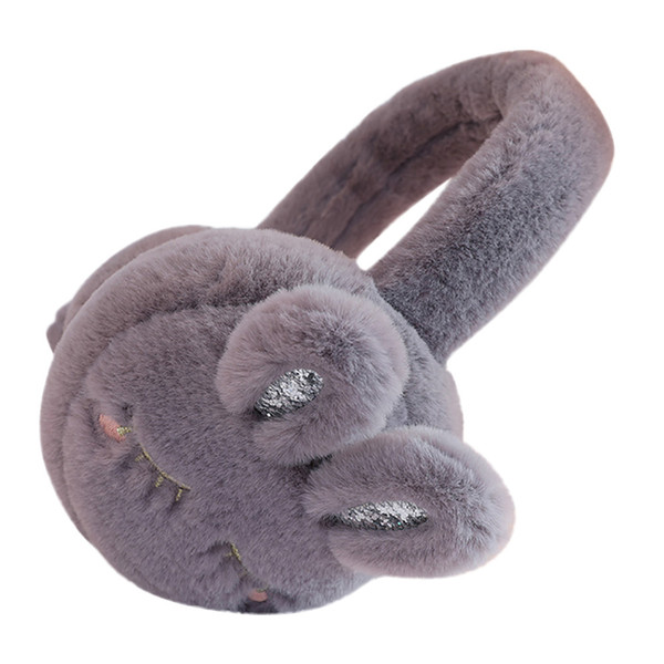 Ladies Girls Earmuffs Cute Furry Ear Muffs Rabbit Comfy Soft Warmers Large Plush Girls Ear Warmers Earmuffs