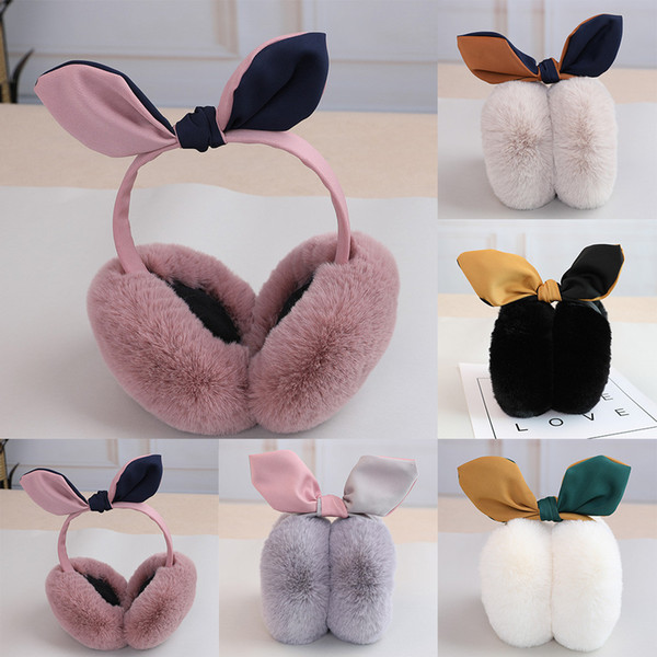 Simplicity Women's Warm Hairy Cute Winter Ear Warmers Fleece Bow 11.20