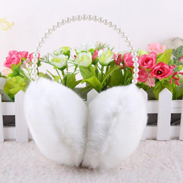 New Fashion Rabbit Fur Earmuffs Ear Muffs Ear Warmers Earmuffs Winter Outdoor Women Christmas Gifts