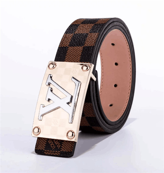 Designers in 2019 designed a unique fashion buckle luxury belt, leisure 100 sets of high-quality belt