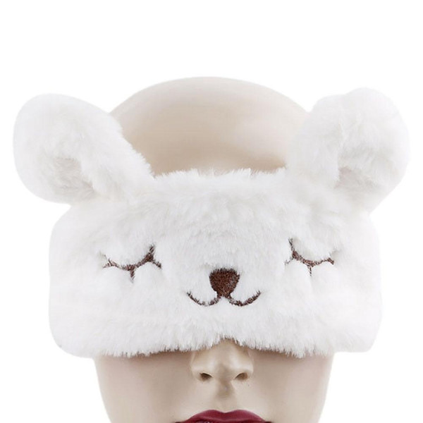Lovely Cartoon Rabbit Eyeshade Sleeping Rest Mask Cover Eyepatch Soft Gift