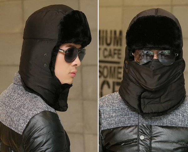 Thick Cap Warm Winter Hat Special Forces Equipped hats Windproof Beanie Men Women