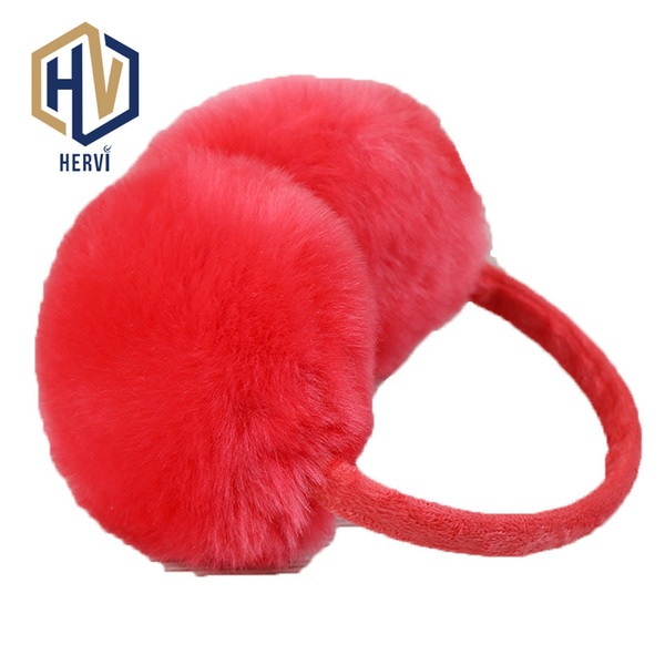 Adult Winter Women Men Earmuffs Lovers Ear Warmer Plush New Plain Teenage Student Mother Girl Ear Muffs Hot Sale ZX41-08