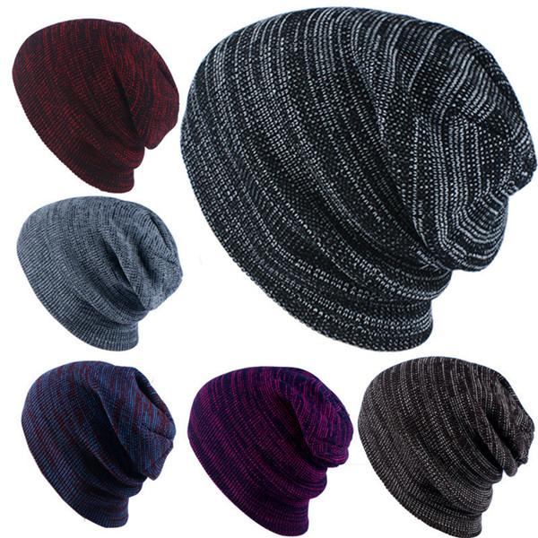 2017 Male Korean version hedging cap Autumn And Winter Warm HigH Top Fashionable Knit cap tide Ear cap Factory outlets free shipping