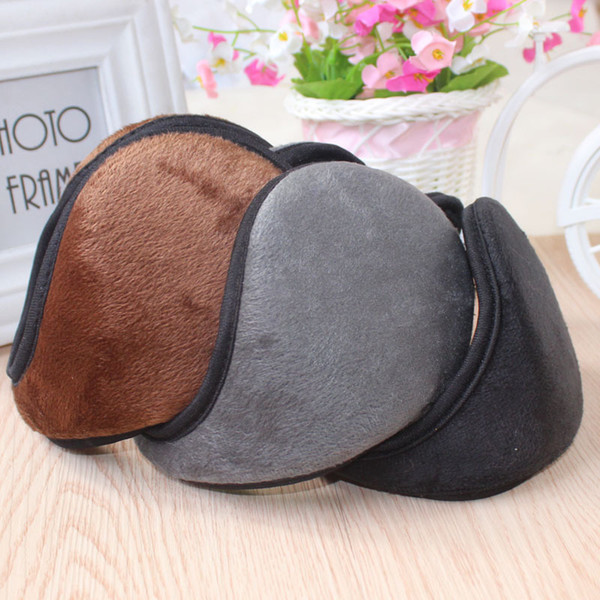 Super soft men ear warmer cover rabbit hair ear warm winter women ear muffs 4 colors