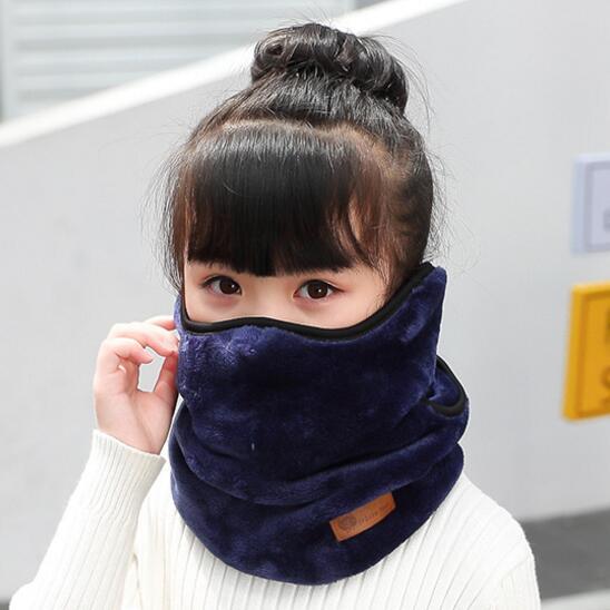 Wholesale-Fashion children Earmuffs Brand earmuffs boy girl Ear Muffs autumn winter warm thickening two in one ear protector neck Ear Muffs