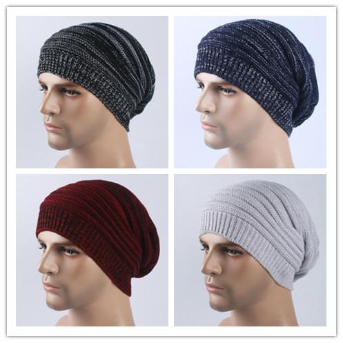 Hats For Both Men And Women Are Folder In Thousands Of Layers,And Warm Pullover Hats Are Knit Caps For Autumn And Winter