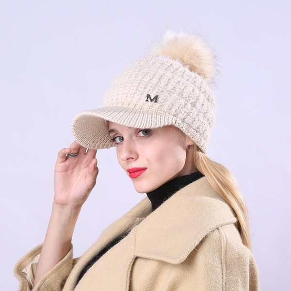 2018 Korean Version Ear Muffs Fall n Winter Thickening Warm Casquette Solid Simple Skull Caps Woman Beanie with Free Shipping