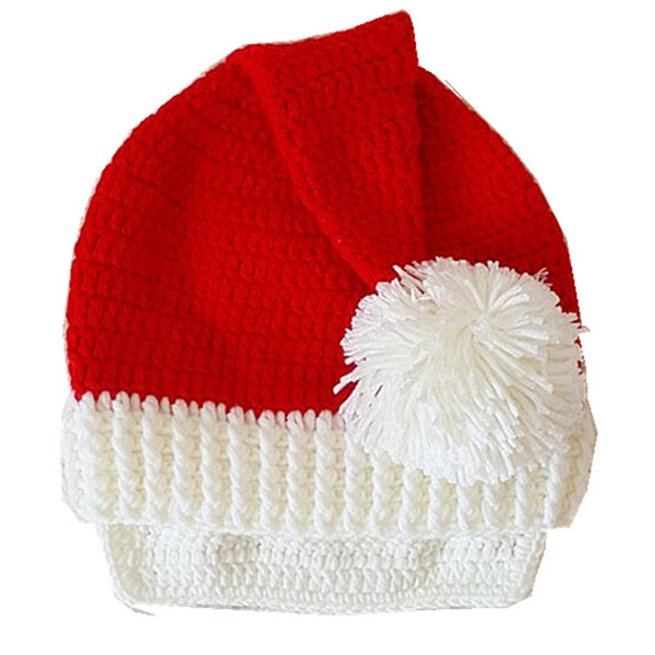 Christmas autumn and winter crochet big beard handmade woven factory wool hat