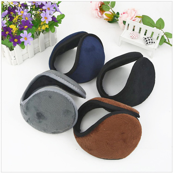 Earmuffs Unisex Winter Classic Elegant Rear Wear Cotton Plush Leisure High Quality Ear Warmers Korean Style Warm Soft Earmuff