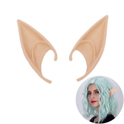 Brand New Cosplay Fairy Pixie Elf Ears Soft Pointed Ears Tips Anime Party Dress Up Costume