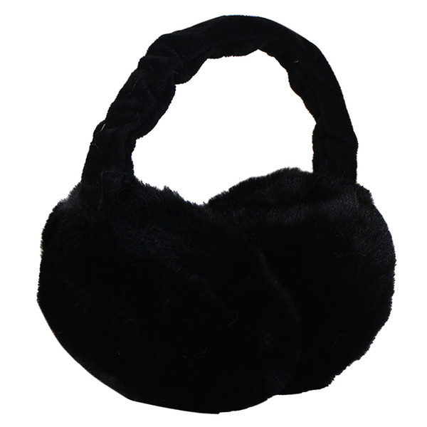 Women Full Surround Faux Fur Foldable Adjustable Ear Warmer Protector Earmuffs Earlap Winter Headband