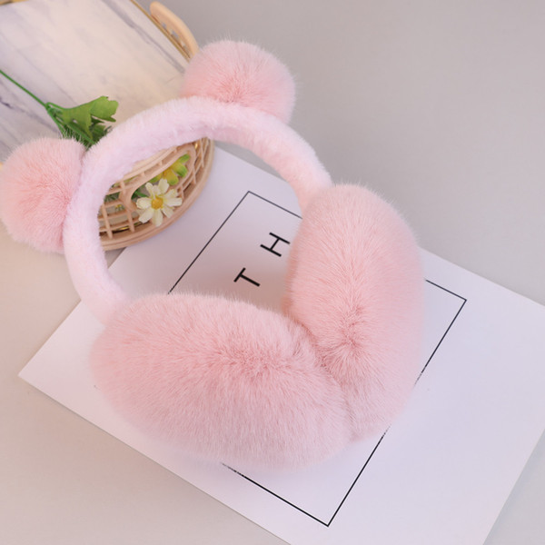2018 Fashion Women Girl Fur Winter Ear Warmer Earmuffs Cat Ear Muffs Earlap Glitter Sequin Earmuffs Headband Newest Orejeras
