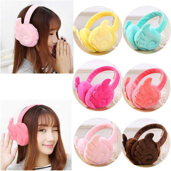 2019 Newest Fashion Women GirlS Fur Winter Ear Warmer Earmuffs Ear Muffs Fleece Warm Winter Earlap Earmuffs Headband Accessories