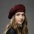 New Fashion Women Knitting Cap Casual Flat Cap Hat Artificial Woolen Hot Windproof Caps Keep Warm Berets Ladies Newsboy Hat