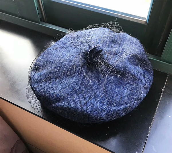 New Arrival Retro Lady Top Hat Luxury Women Newsboy Hats Top Quality Cotton Lace Berets for Winter Fall Fashion France Designer Elegant Hats
