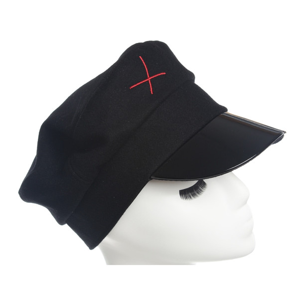 Newsboy cap for women Autumn Winter British Style Fashion ladies' Newsboy cap Pure color Embroidery Letter Hat for w
