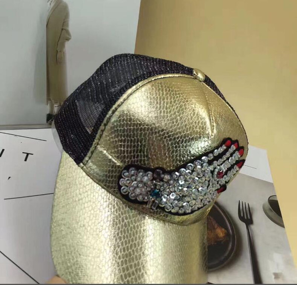 Brand Design Diamond Hip Hip Snapback Hats For women Summer hand Baseball Cap Outdoor Women Peaked Cap Sports Flat panel Caps