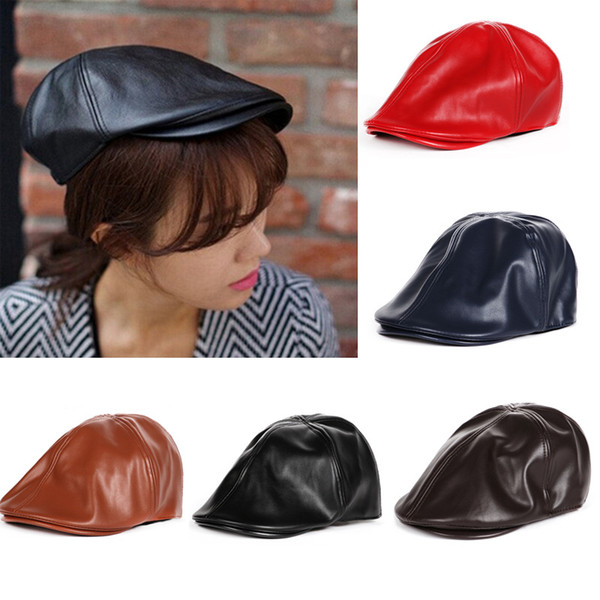 European and American Styles Retro Women Men Beret Hat Winter painter Hat Newsboy Hats female all-match